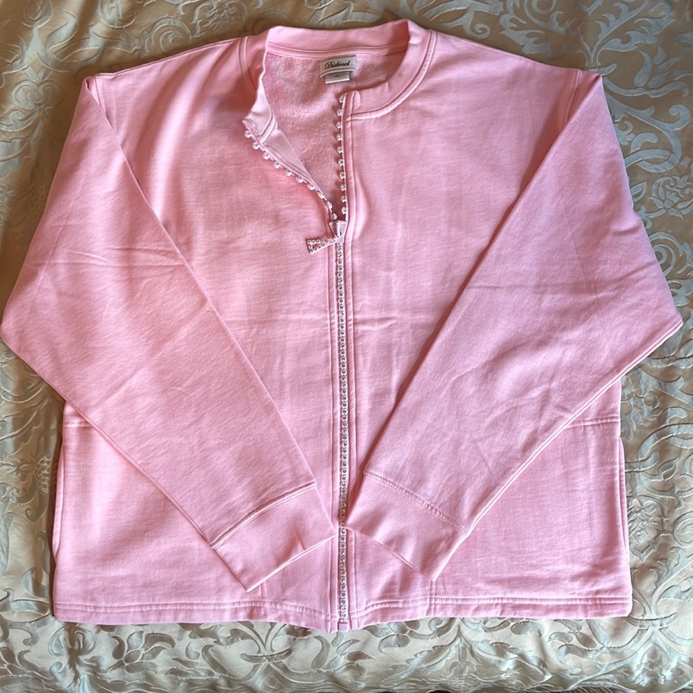 💗 Cardigan SWEATSHIRT JACKET with CRYSTALS 💎!